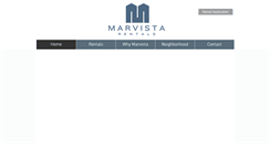 Desktop Screenshot of marvistarentals.com